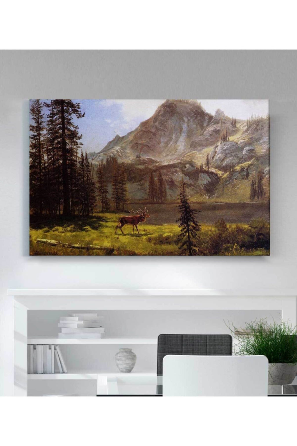 Albert Bierstadt Doğa Kanvas Tablo