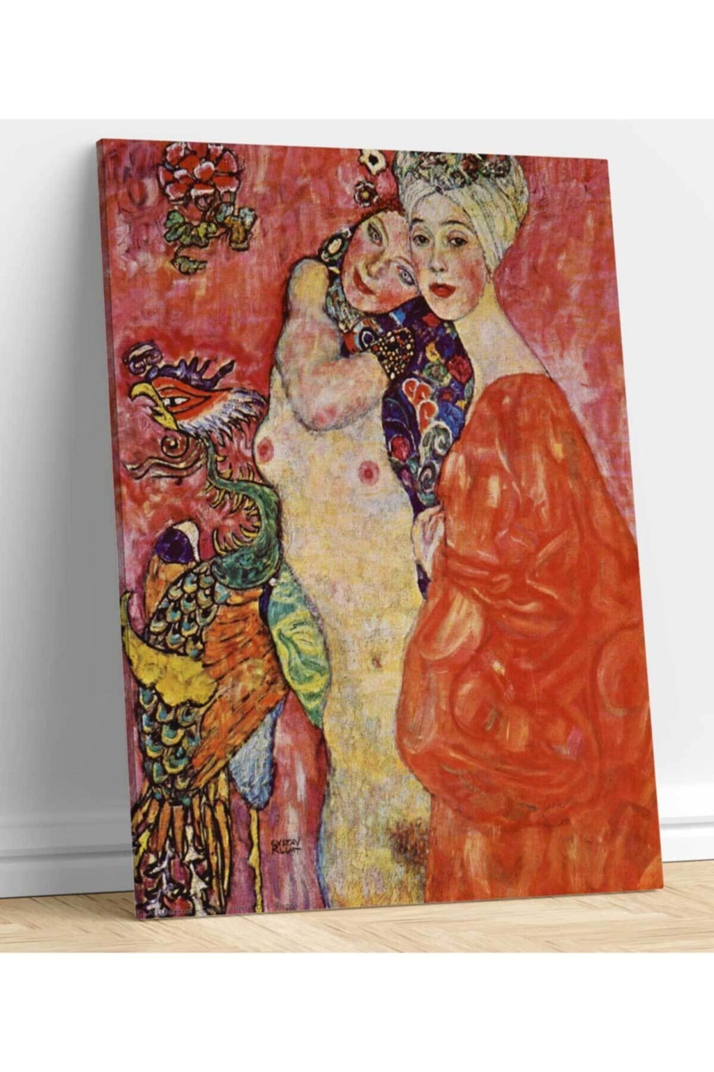 Gustav Klimt Girl Friends Kanvas Tablo
