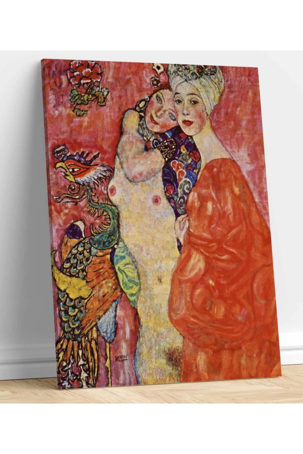 Gustav Klimt Girl Friends Kanvas Tablo