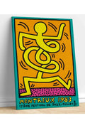 Keith Haring Montrö Kanvas Tablo