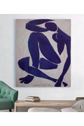Nu Bleu Kanvas Tablo