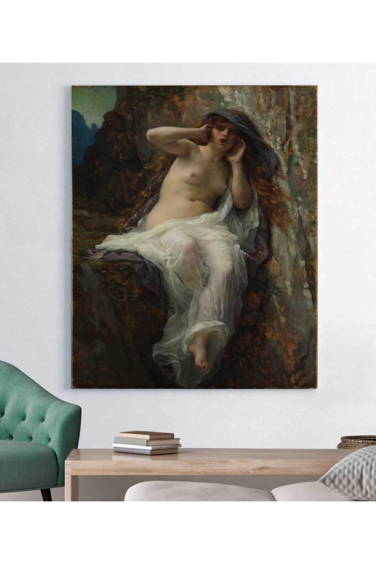 Alexandre Cabanel - Echo Metropolitan Museum Kanvas Tablo