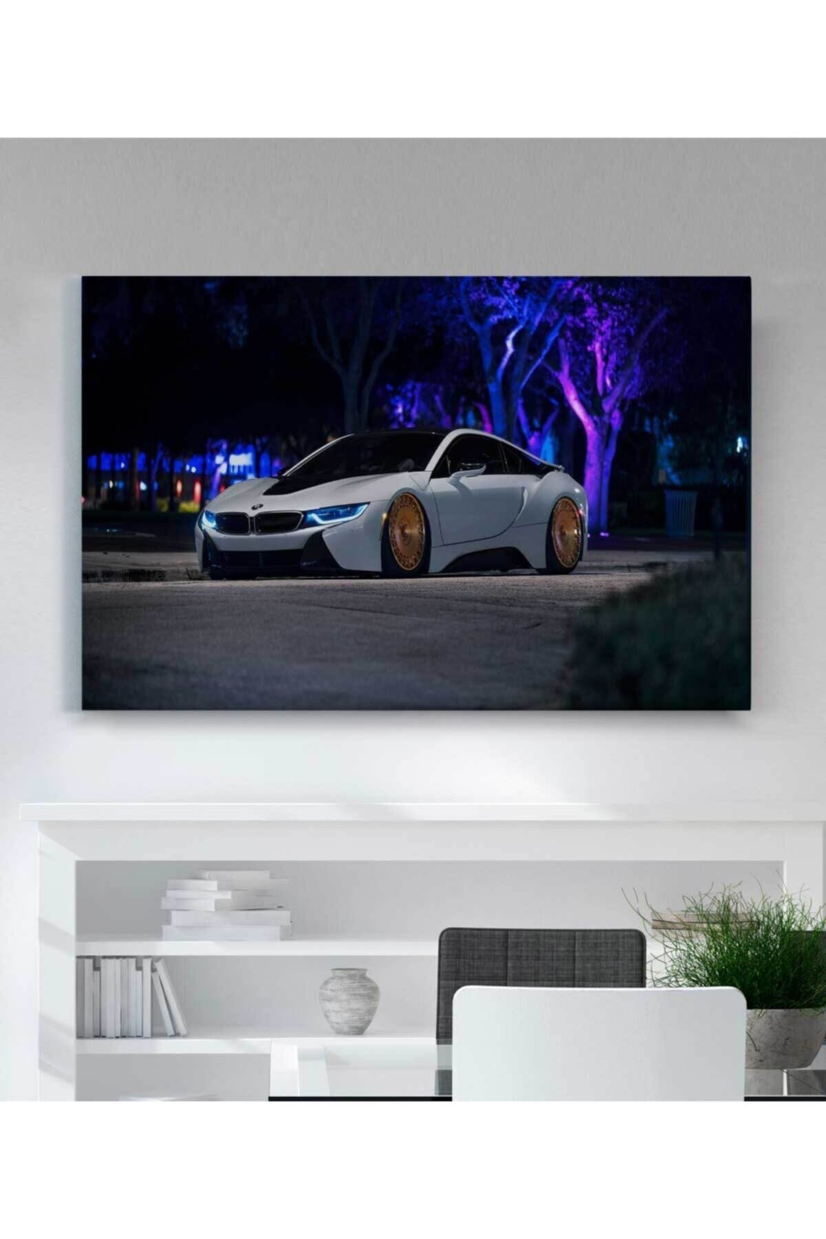 Bmw Araba Kanvas Tablo