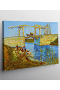 Vincent Van Gogh The Langlois Bridge At Arles With Women Washing