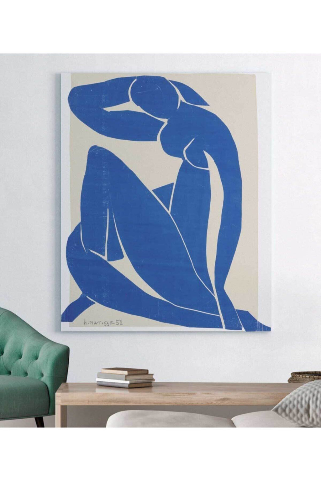 Henri Matisse Mavi Çıplak Kanvas Tablo
