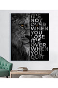Aslan Mektup Motivasyon Kanvas Tablo