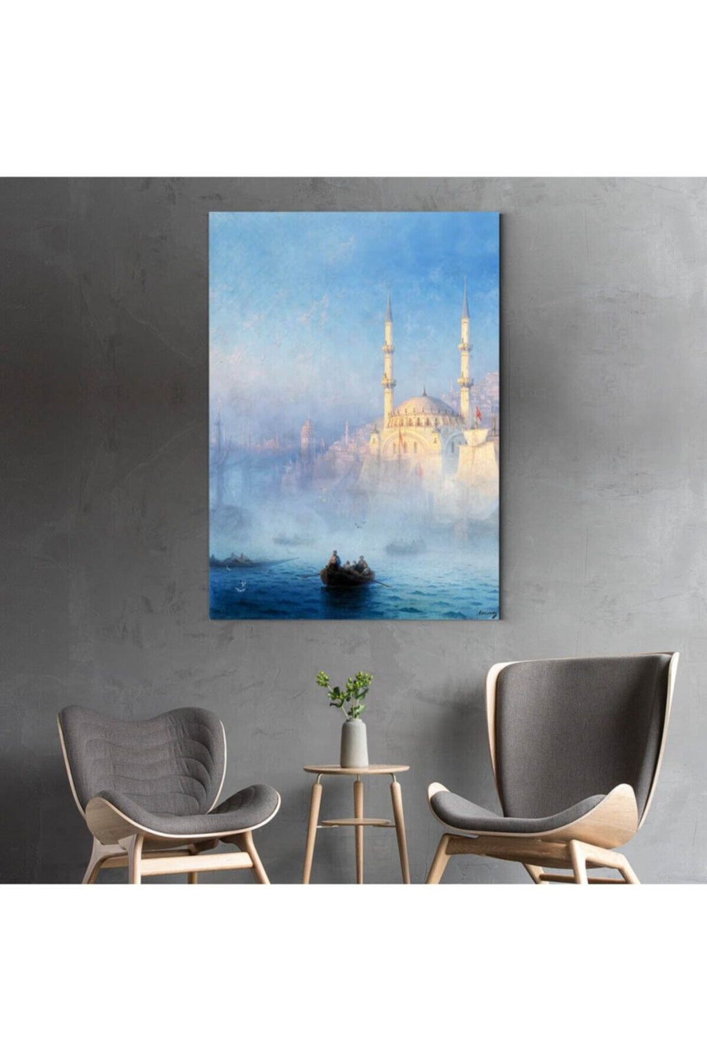 Istanbul Manzara Kanvas Tablo