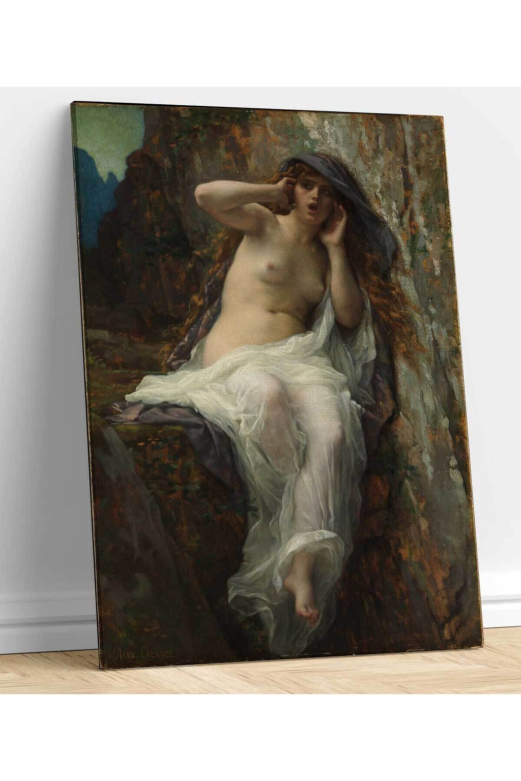 Alexandre Cabanel - Echo Metropolitan Museum Kanvas Tablo