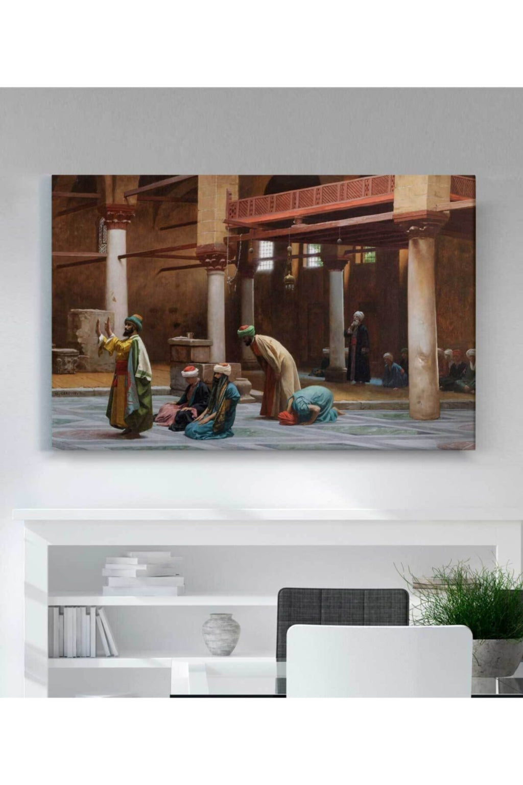 Jean Leon Gerome Camide Namaz Kanvas Tablo