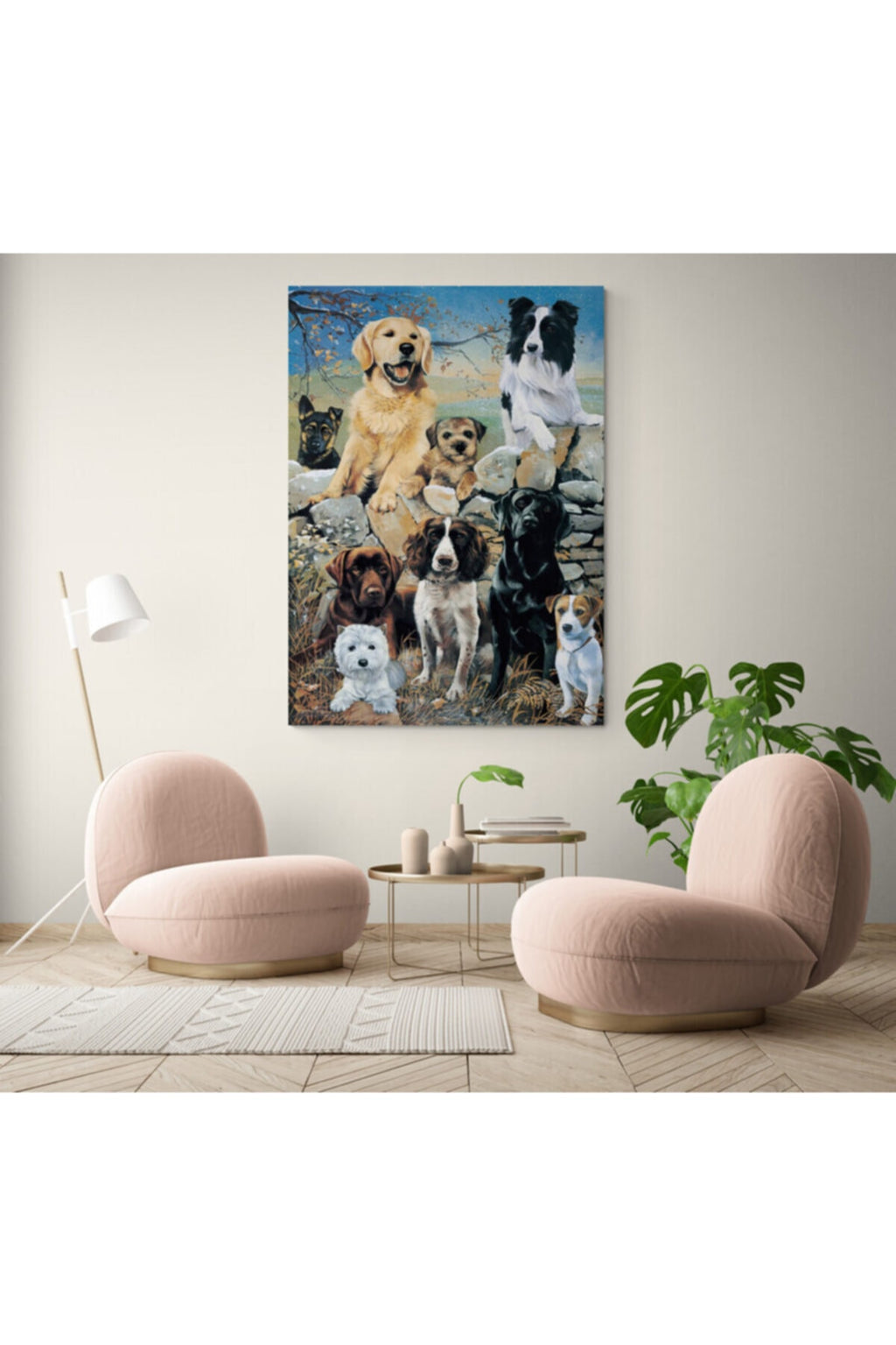 Köpek Resimi- Kanvas Tablo