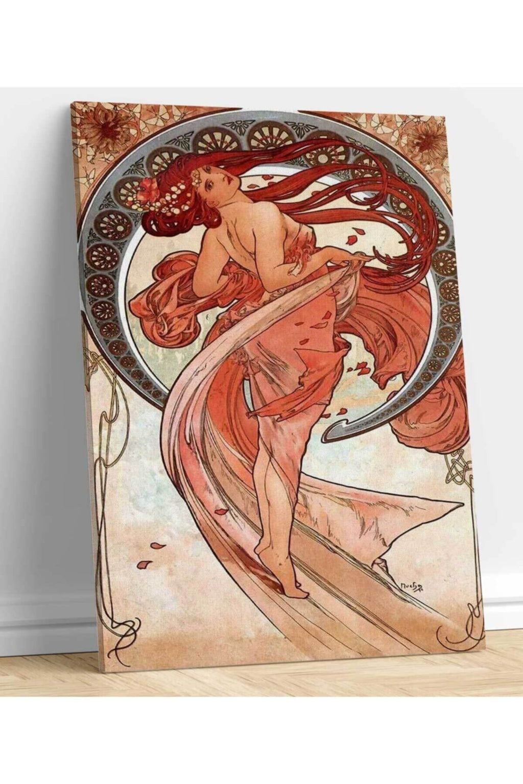 Alphonse Mucha'nın Dansı Kanvas Tablo