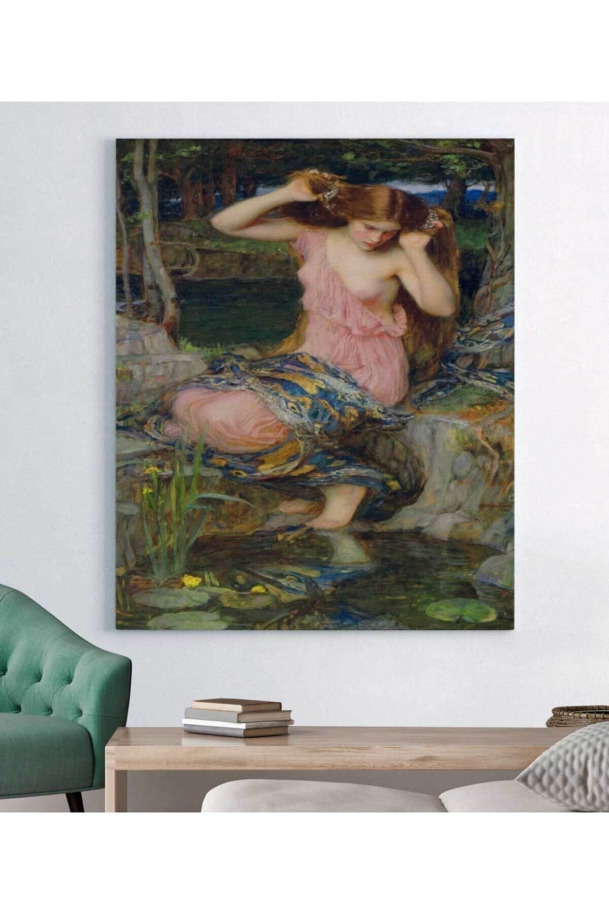 John William Waterhouse - Lamia Kanvas Tablo