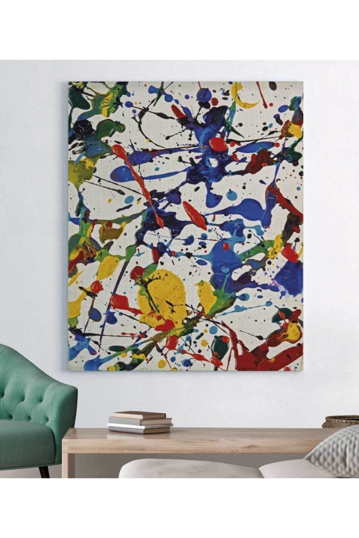 Sam Francis Isimsiz Resim Kanvas Tablo
