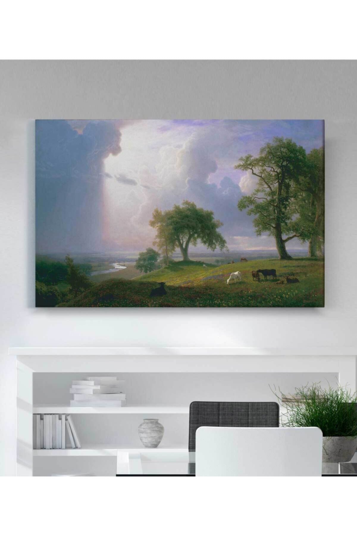 Albert Bierstadt Kaliforniya Baharı Kanvas Tablo