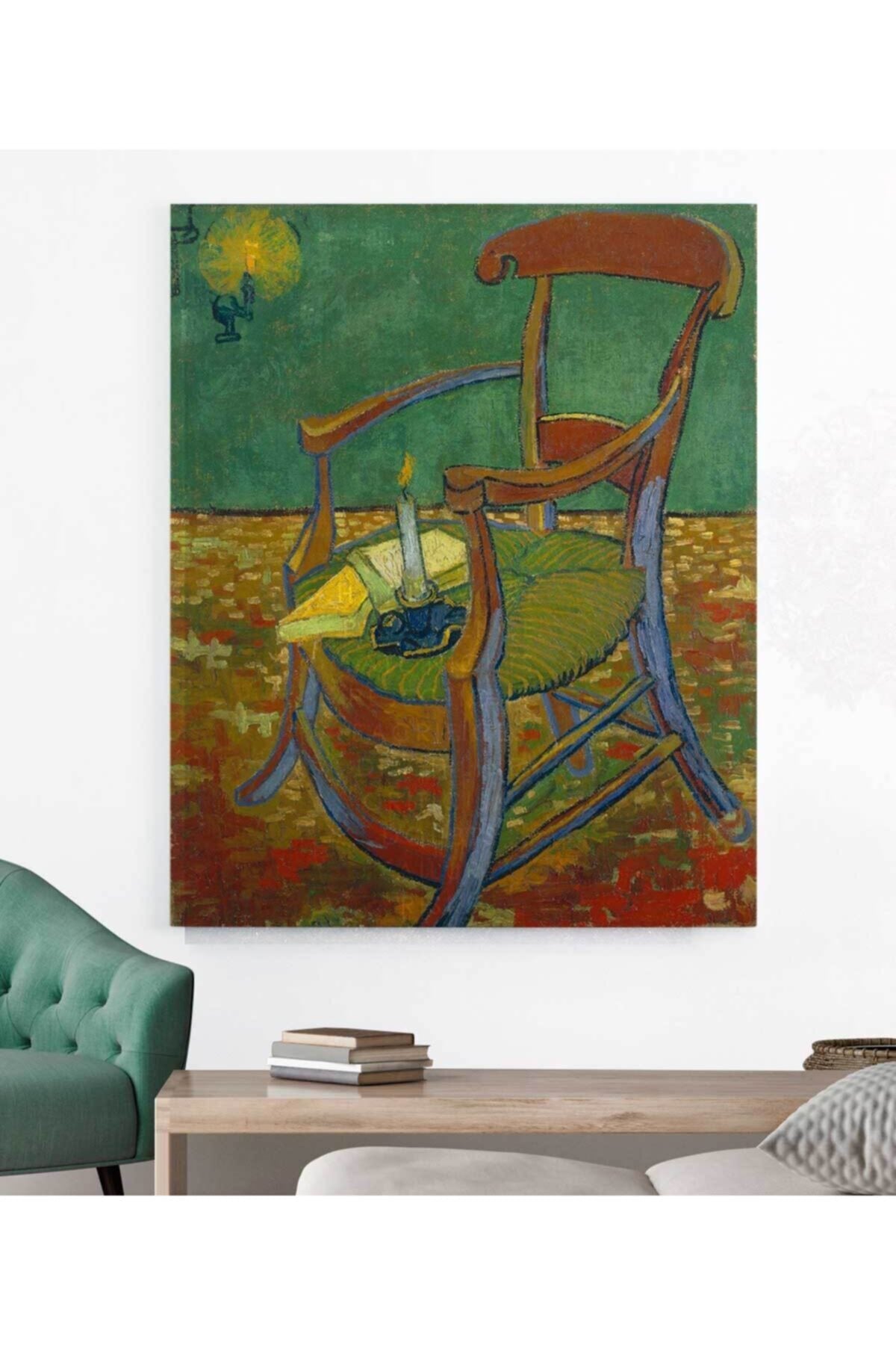 Vincent Van Gogh Gauguin'in Sandalyesi Kanvas Tablo