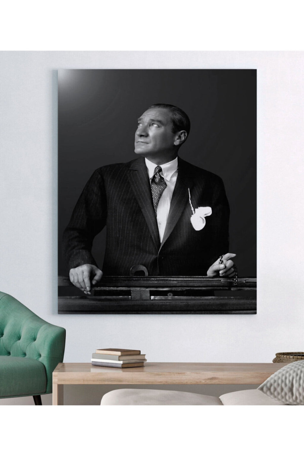 Göklerdedir Atatürk Kanvas Tablo