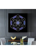 Yaşam Çiçeği Sri Yantra Kanvas Tablo