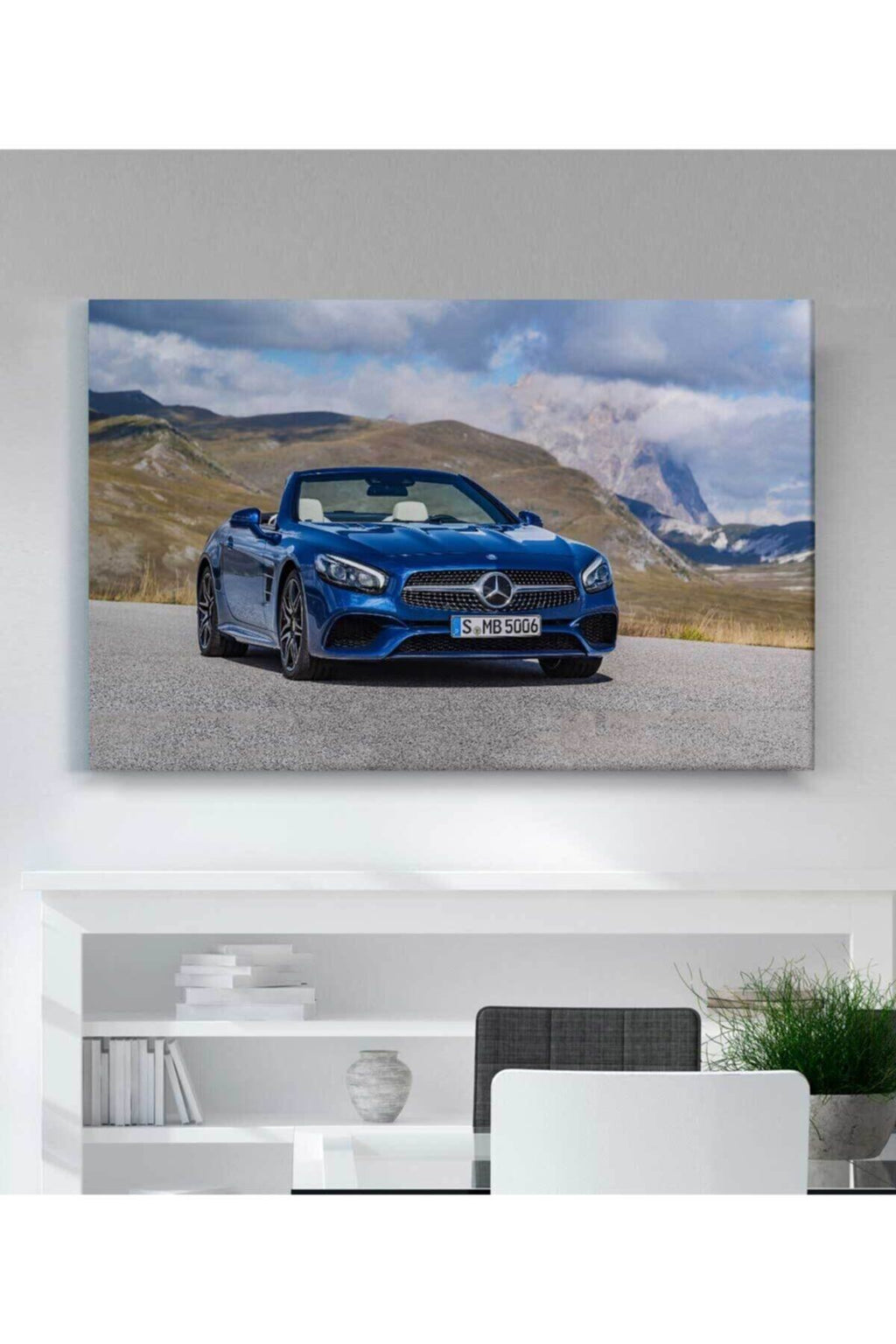 Mercedes-benz Araba Kanvas Tablo