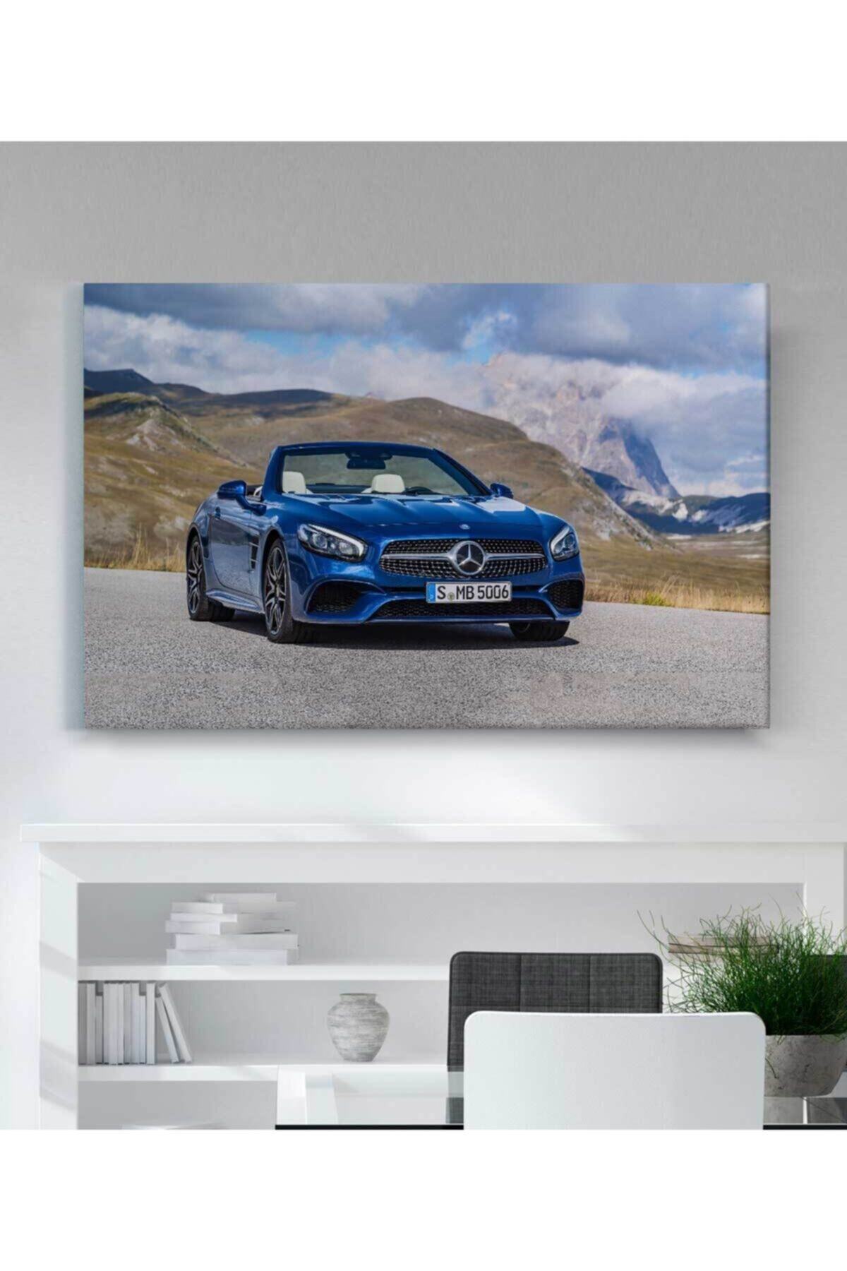 Mercedes-benz Araba Kanvas Tablo