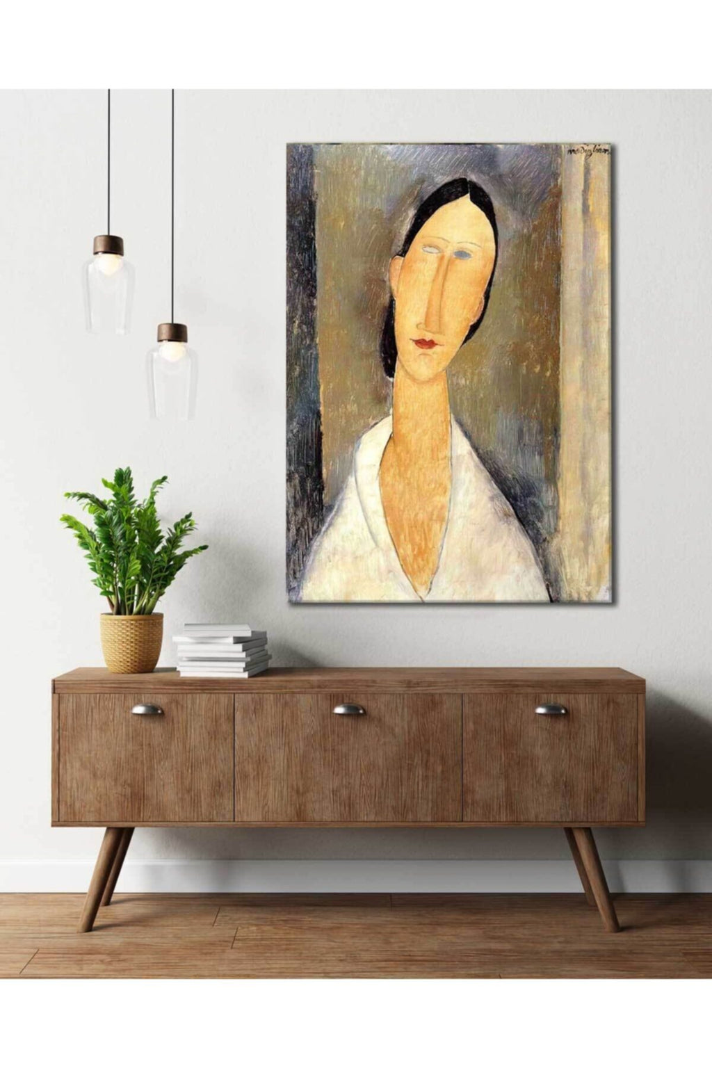 Amedeo Modigliani Hanka Zborowska Kanvas Tablo