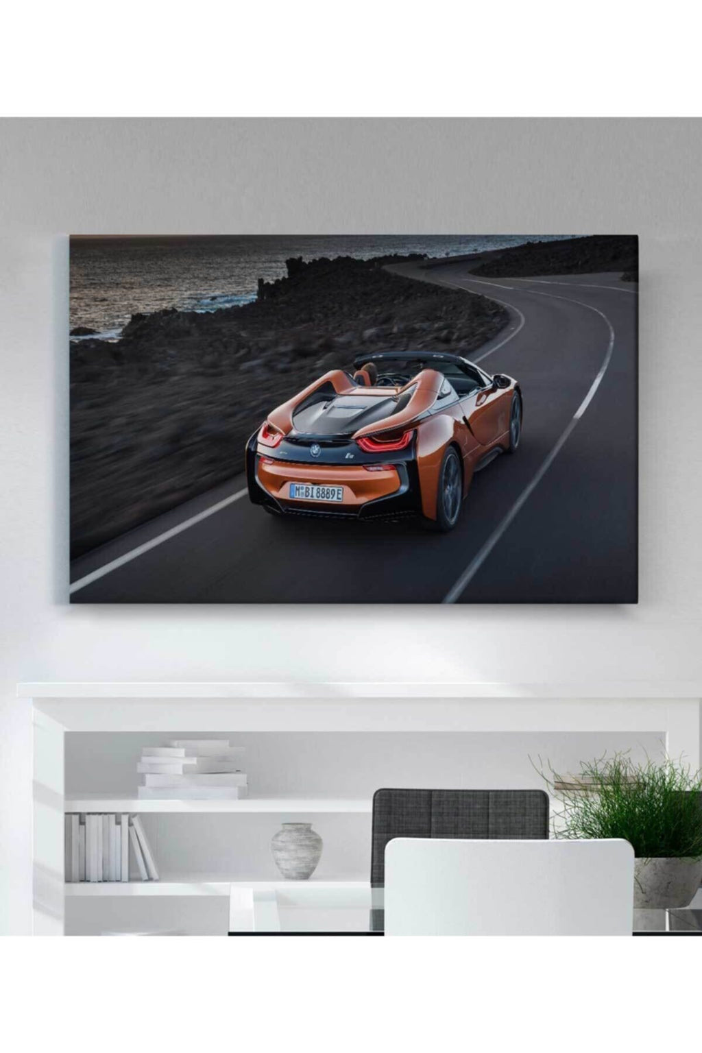 Bmw Araba Kanvas Tablo