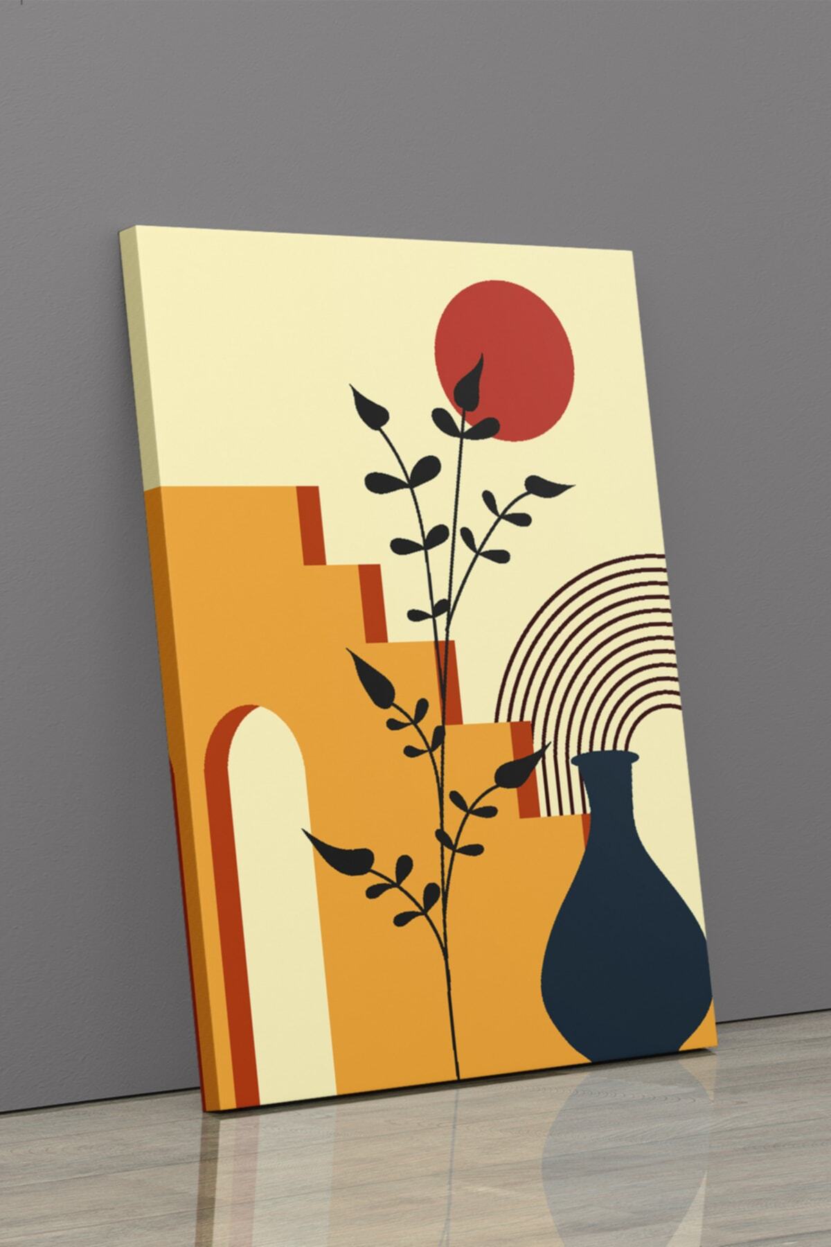 Soyut Modern Minimal Kanvas Tablosu 3'lü Canvas Tablo Seti Ev, Oturma Odası Yatak Odası