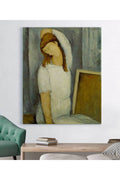 Amedeo Modigliani Jeanne Hebuterne Kanvas Tablo