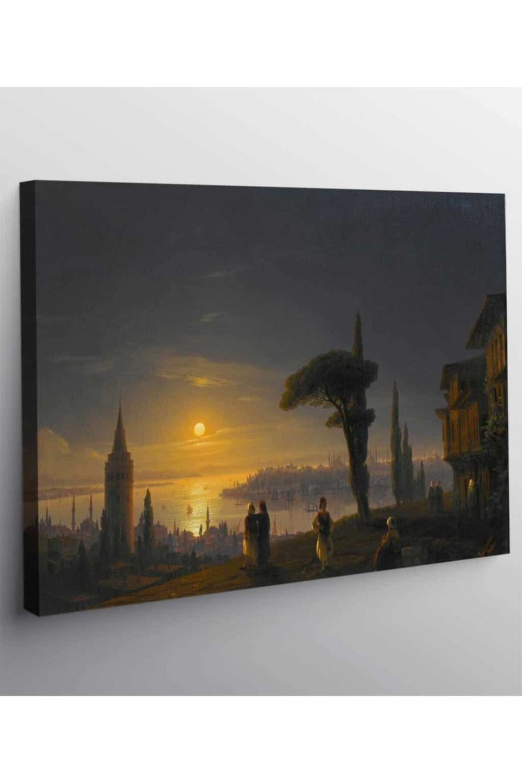Ivan Ayvazovski - Galata Kulesi Tablosu