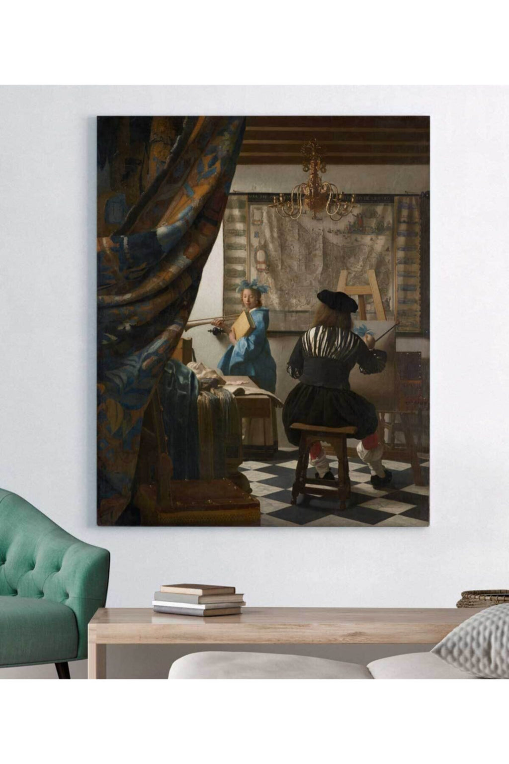 ?johannes Vermeer Kanvas Tablo