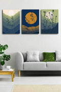 Soyut Modern Minimal Kanvas Tablosu 3'lü Canvas Tablo Seti Ev, Oturma Odası Yatak Odası