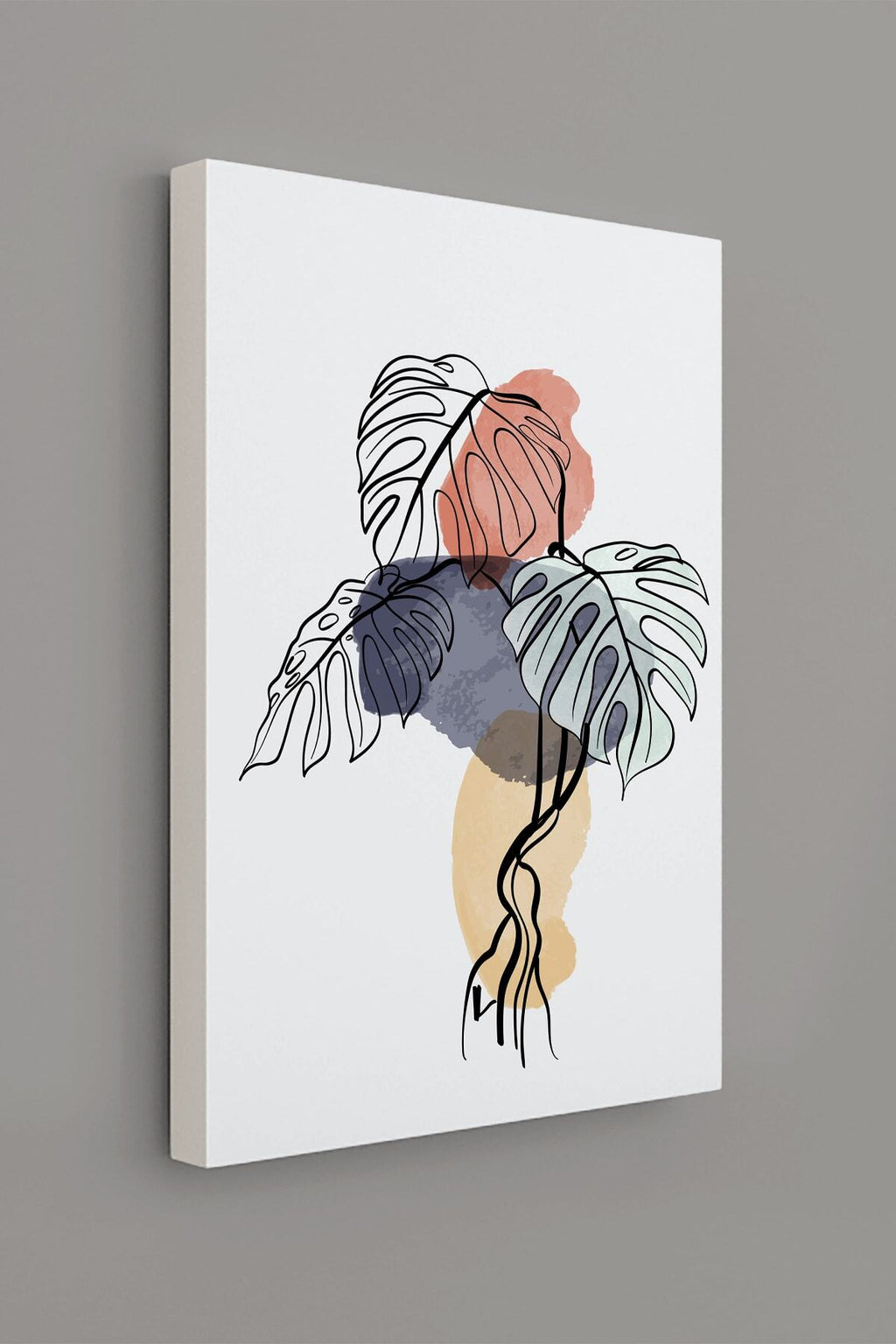 Soyut Modern Minimal Kanvas Tablosu 3'lü Canvas Tablo Seti Ev, Oturma Odası Yatak Odası