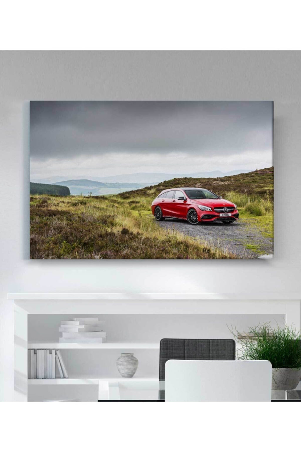 Mercedes-benz Araba Kanvas Tablo