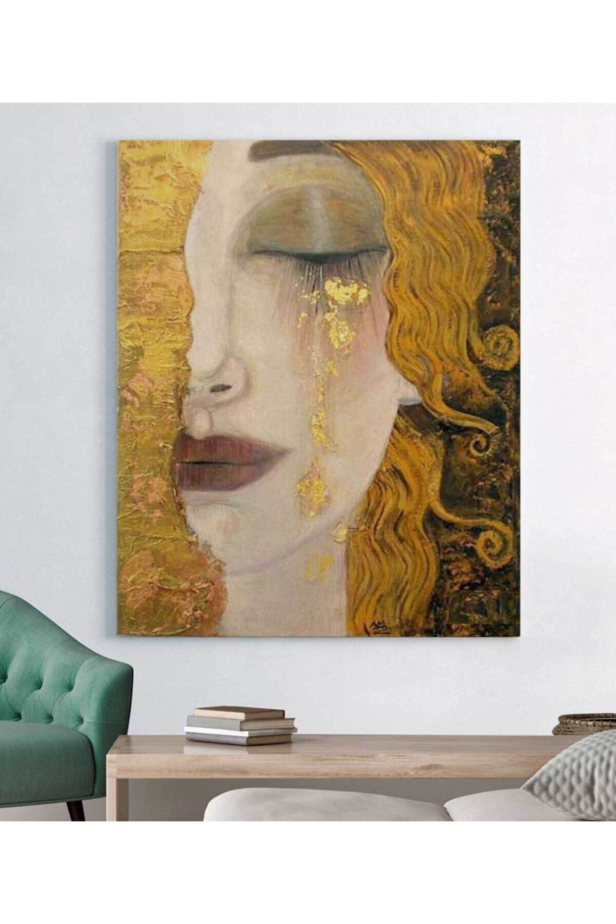 Gustav Klimt Golden Tears Kanvas Tablo