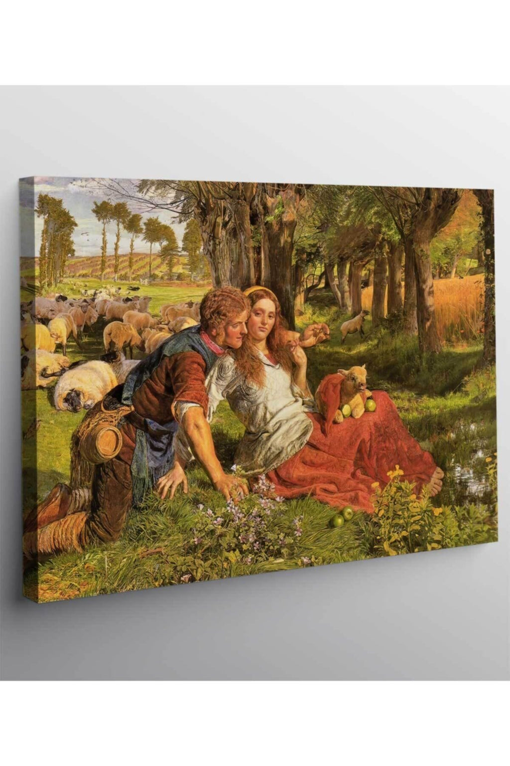 William Holman Hunt The Hireling Shepherd Kanvas Tablo