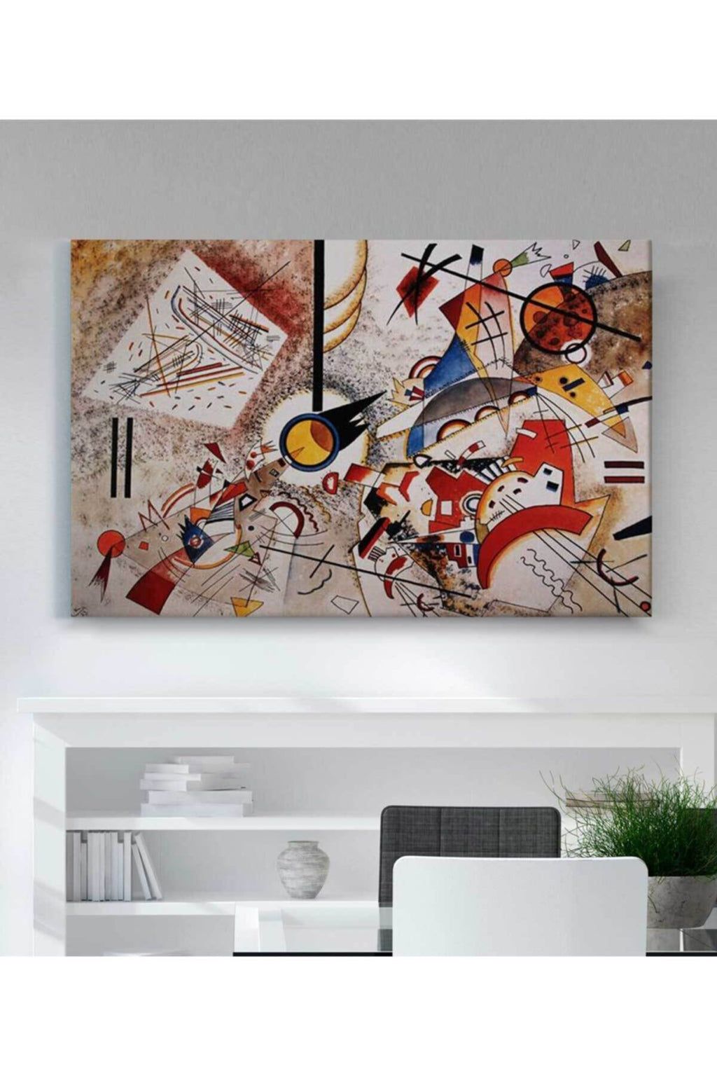 Wassily Kandinsky Sans Titre Kanvas Tablo