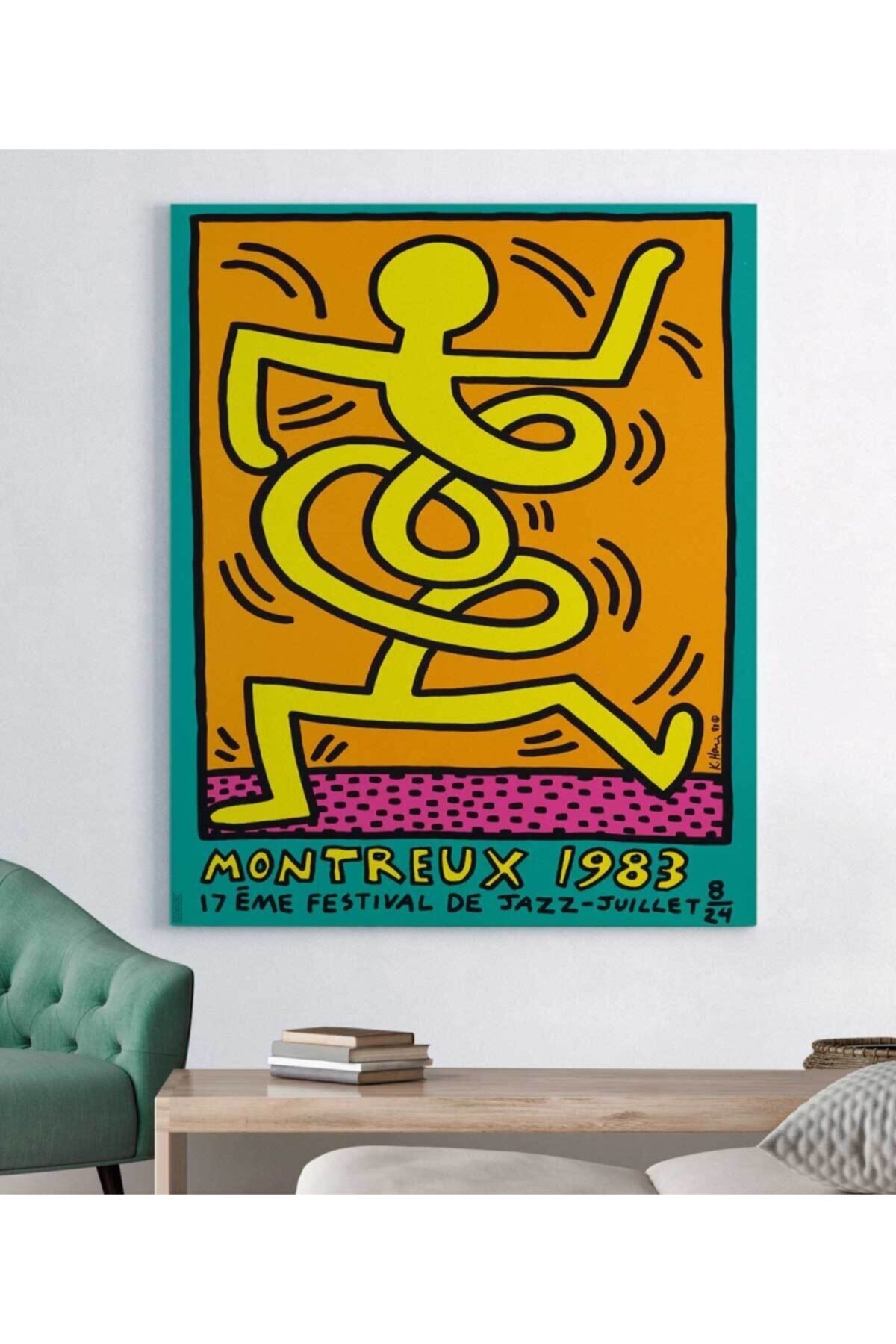 Keith Haring Montrö Kanvas Tablo