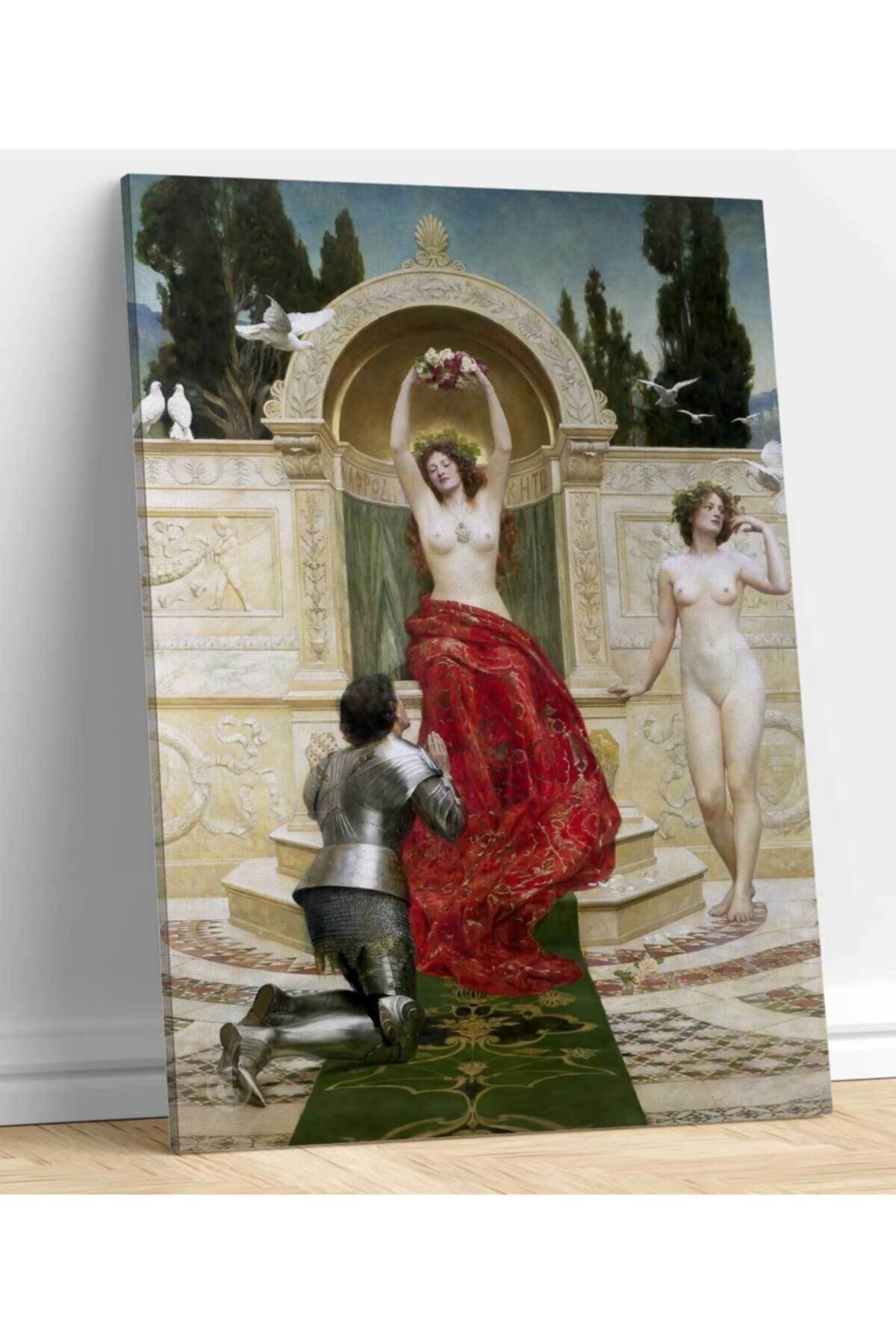 John Collier Tannhäuser Operasından Bir Sahne Kanvas Tablo