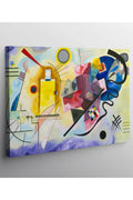 Wassily Kandinsky Sarı Kırmızı Ve Mavi Kanvas Tablo