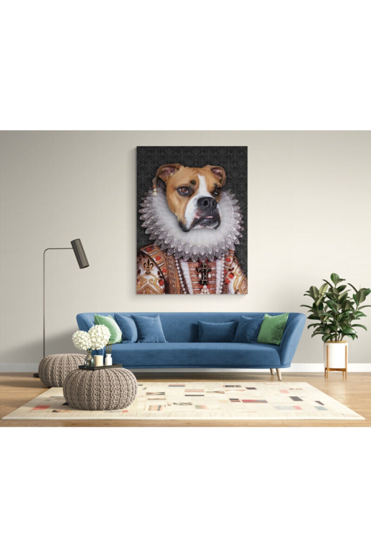 Köpek Resimi- Kanvas Tablo