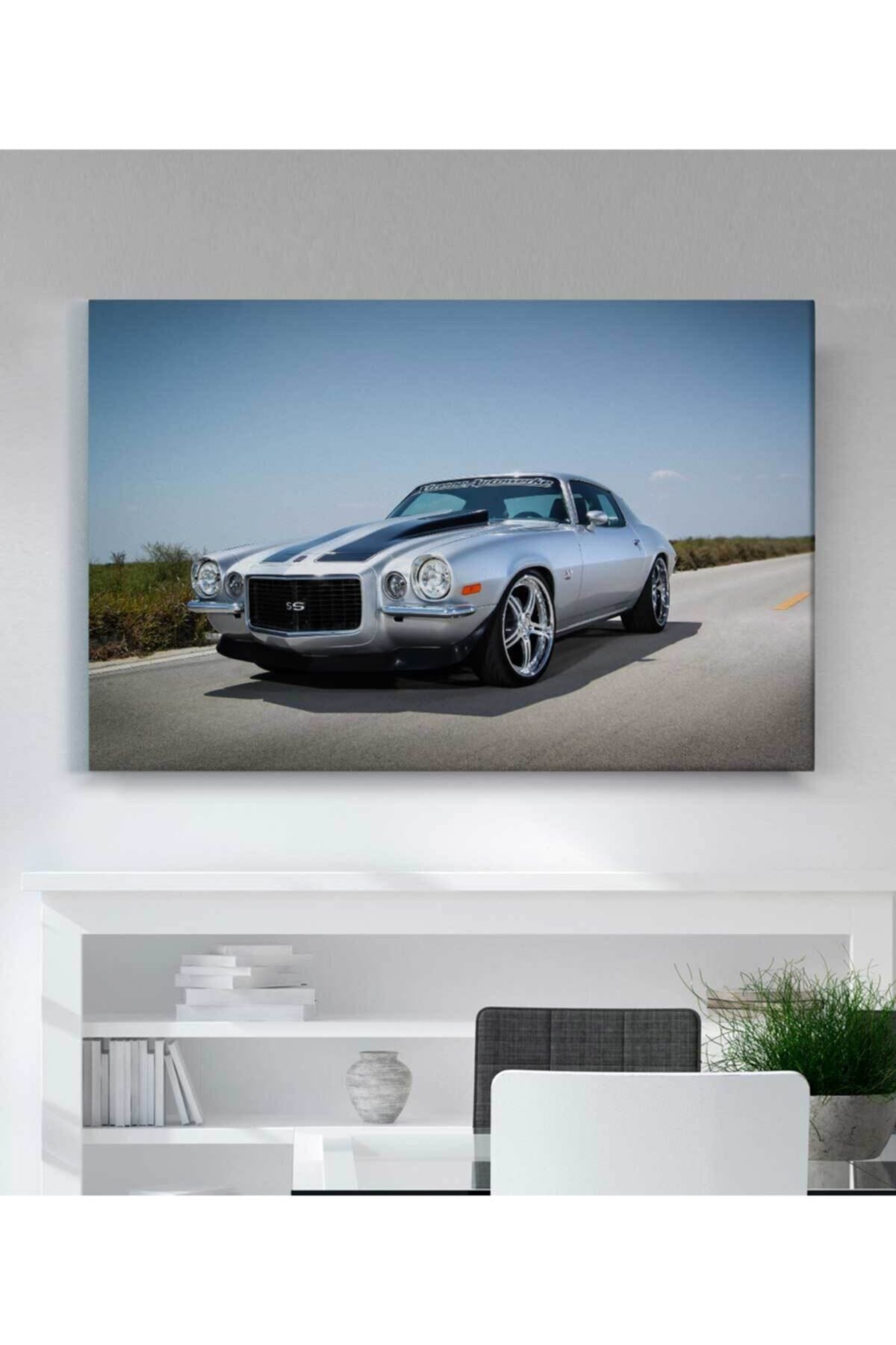 Chevrolet Camaro Araba Kanvas Tablo
