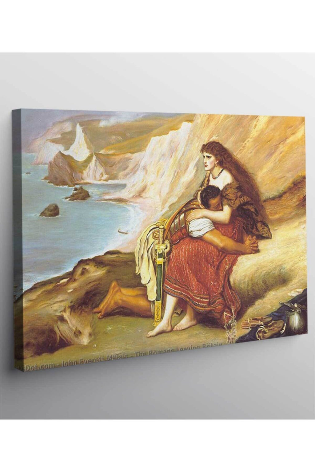 John Everett Millais Romalılar Ingiltere'den Ayrılıyor Kanvas Tablo