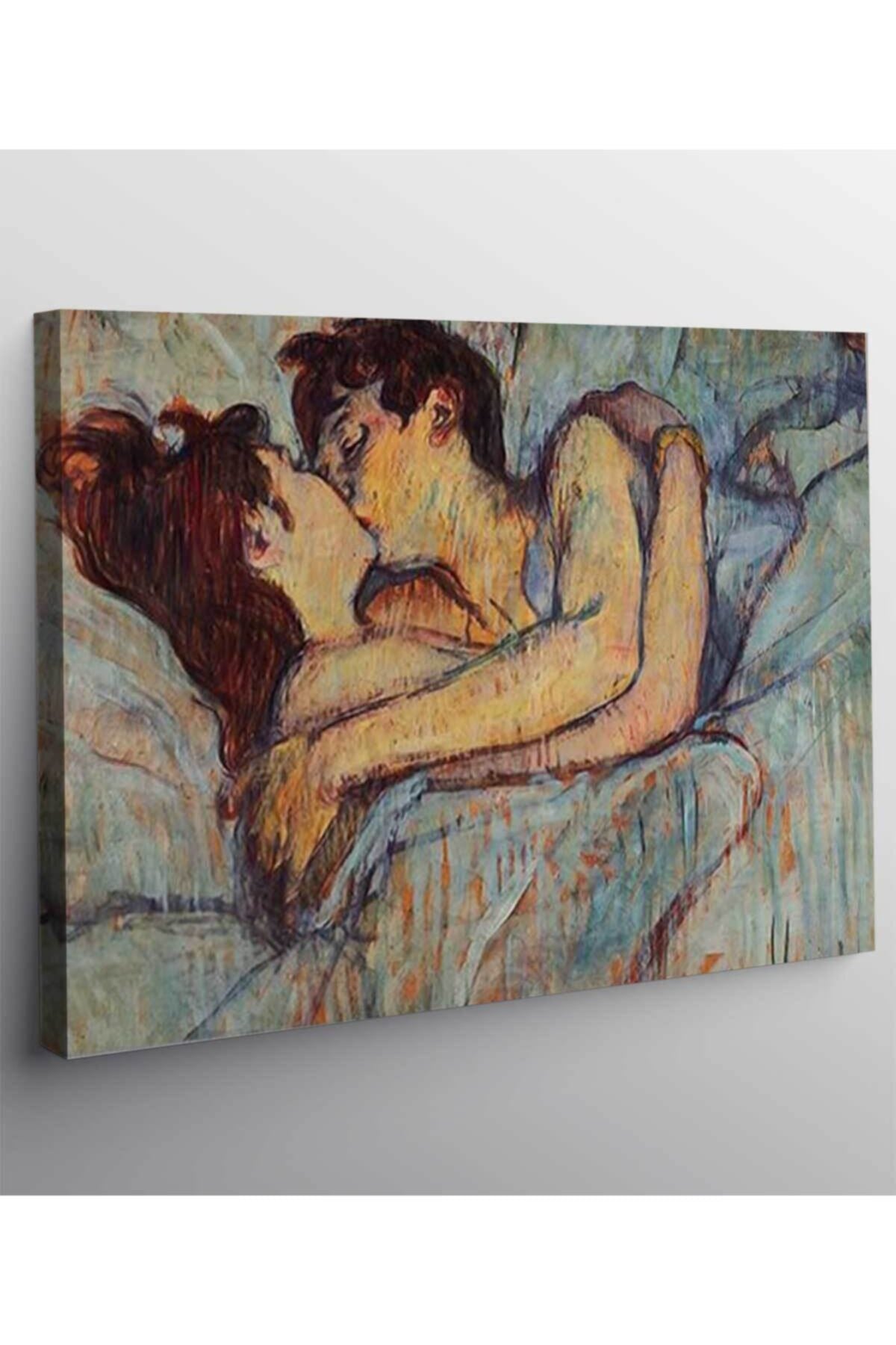 Lautrec Henri Yatakta - Öpücük