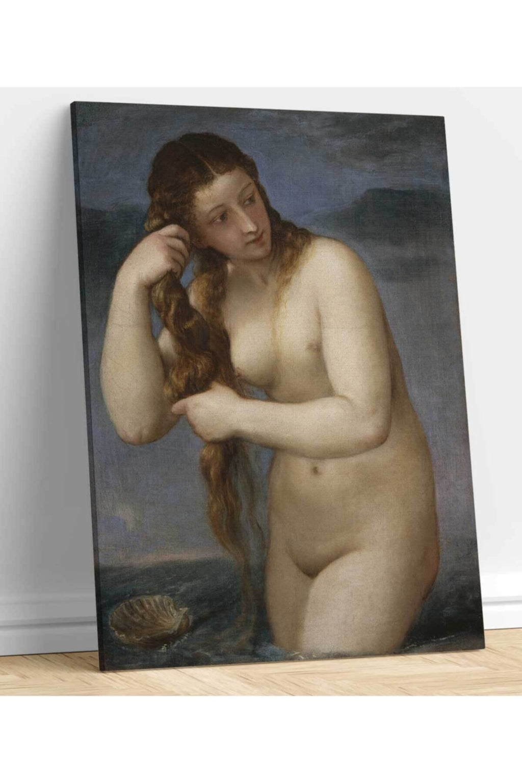Tiziano Vecellio Venus Anadyomene Kanvas Tablo