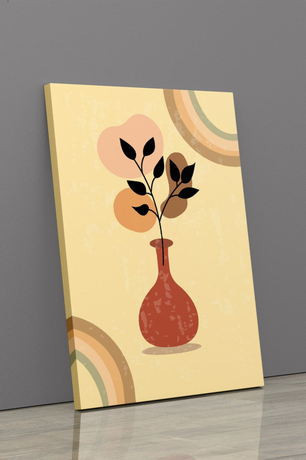 Soyut Modern Minimal Kanvas Tablosu 3'lü Canvas Tablo Seti Ev, Oturma Odası Yatak Odası