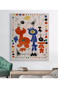 Kanvas Tablo Joan Miro Personnage Et Oiseaux Kanvas Tablo