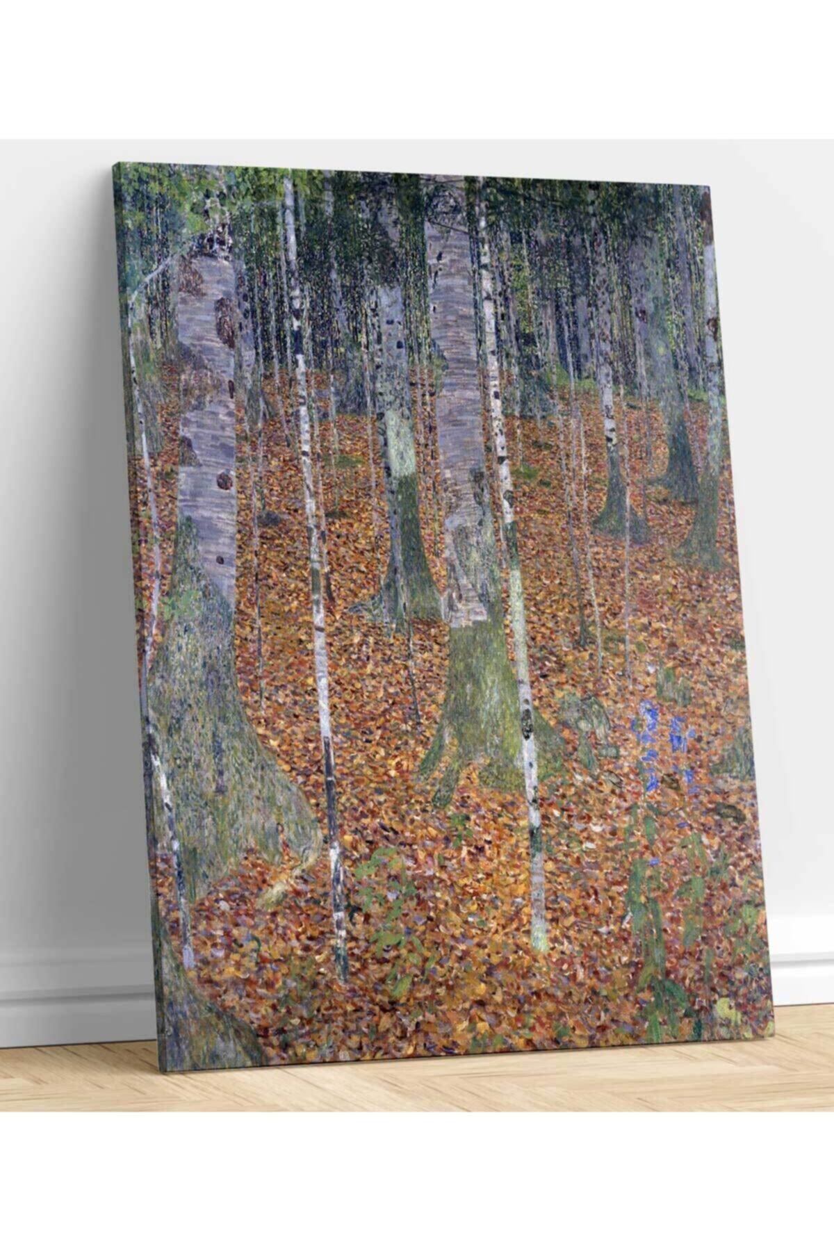 Gustav Klimt Birch Forest Kanvas Tablo