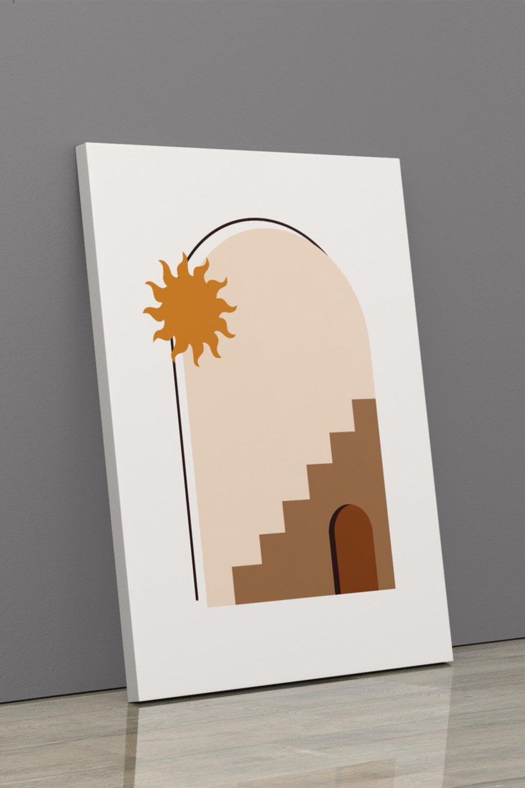 Soyut Modern Minimal Kanvas Tablosu 3'lü Canvas Tablo Seti Ev, Oturma Odası Yatak Odası