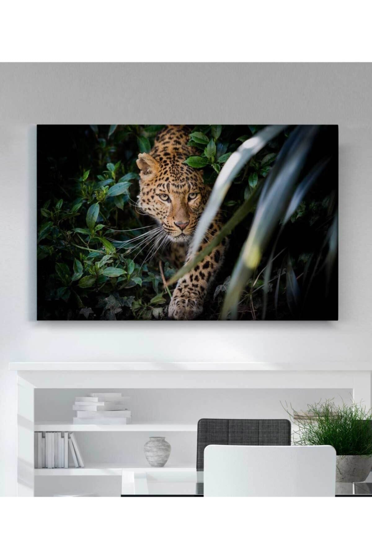 Leopar Sanat Kanvas Tablo