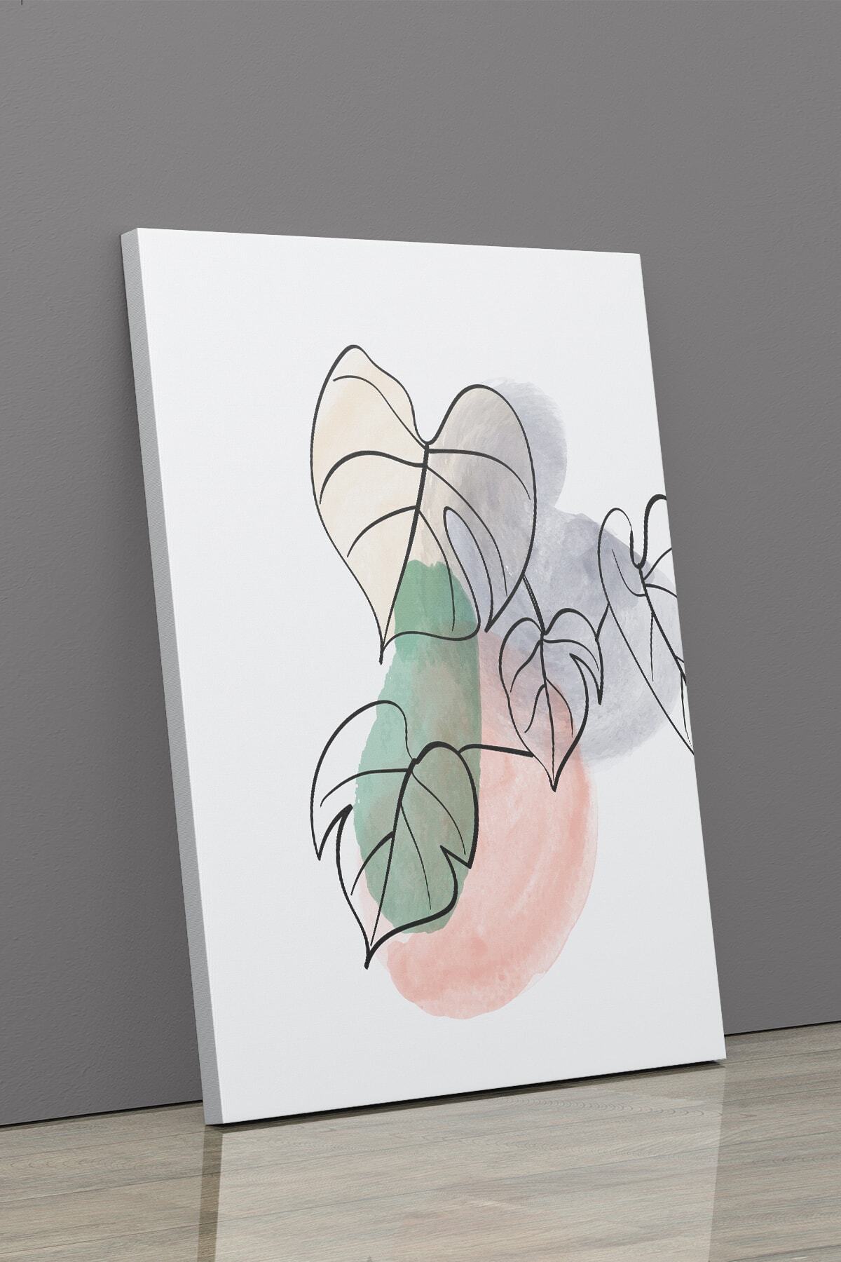 Soyut Modern Minimal Kanvas Tablosu 3'lü Canvas Tablo Seti Ev, Oturma Odası Yatak Odası