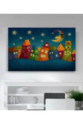 Cartoon City Kanvas Tablo